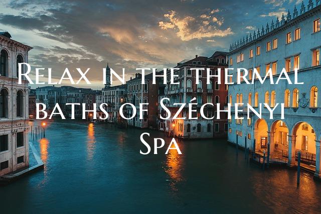 Relax in the thermal baths of Széchenyi Spa