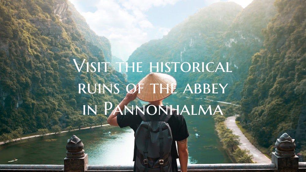 Visit the historical ruins of the abbey in Pannonh...