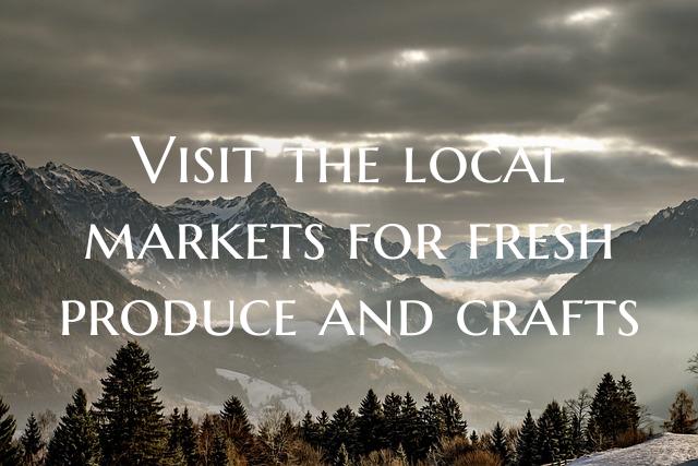 Visit the local markets for fresh produce and craf...